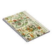 Carnet Fleur botanique élégante (Côté Droit)