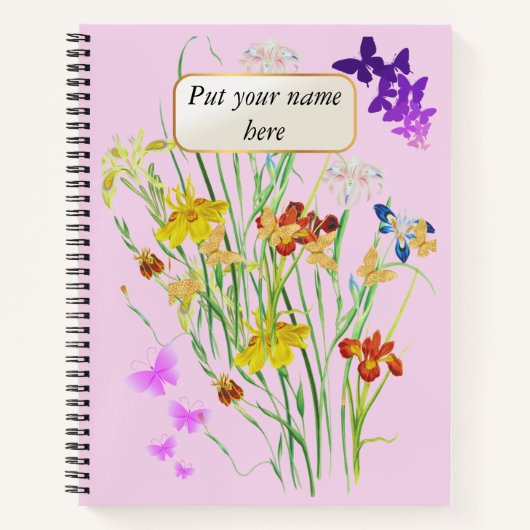 Carnet Fleur Bouquet (Devant)