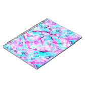 Carnet Fleur brisée Un design lumineux coloré (Côté gauche)