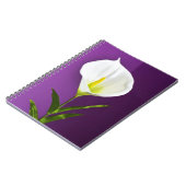 Carnet Fleur Cala Lily (Côté gauche)