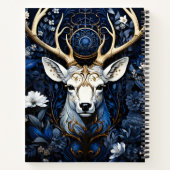 Carnet Fleur céleste gothique de cerf de minuit  (Dos)