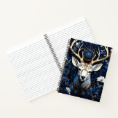 Carnet Fleur céleste gothique de cerf de minuit  (Intérieur)