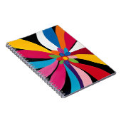 Carnet Fleur couleur Abstraite (Côté Droit)