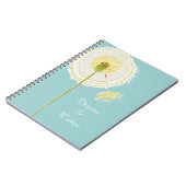 Carnet Fleur Dandelion (Côté gauche)