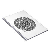 Carnet Fleur dans le mandala (Côté Droit)