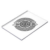 Carnet Fleur dans le mandala (Côté gauche)