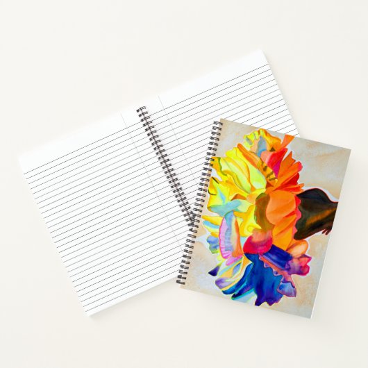 Carnet Fleur d'aquarelle Neon Carnation (Intérieur)