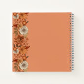 Carnet Fleur d'automne de la femme surprise 50e anniversa (Dos)