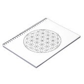 Carnet Fleur de blanc de la vie (Côté gauche)