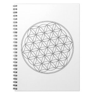 Carnet Fleur de blanc de la vie