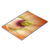 Carnet Fleur de cactus orange (Côté gauche)