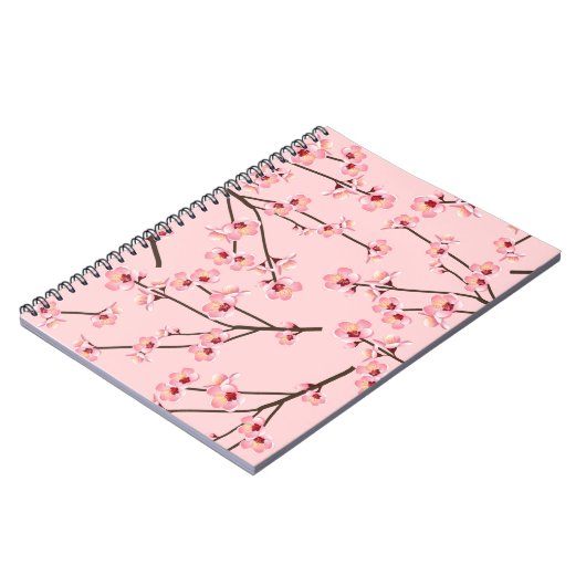 Carnet Fleur de cerise (Côté gauche)