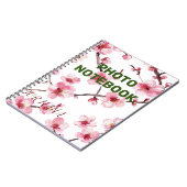 Carnet Fleur de cerise (Côté gauche)