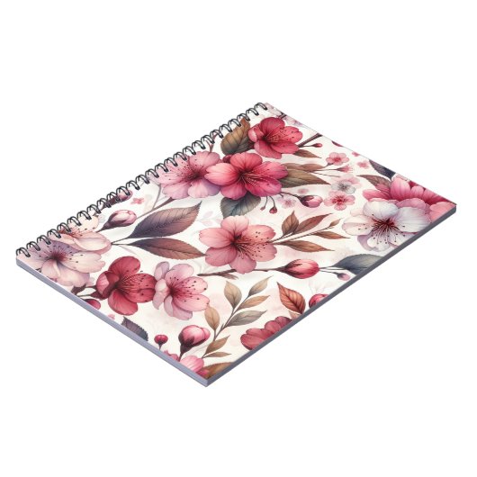 Carnet Fleur de cerise (Côté gauche)