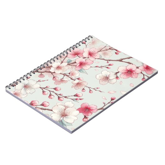 Carnet Fleur de cerise (Côté gauche)