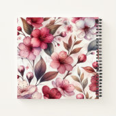 Carnet Fleur de cerise (Dos)