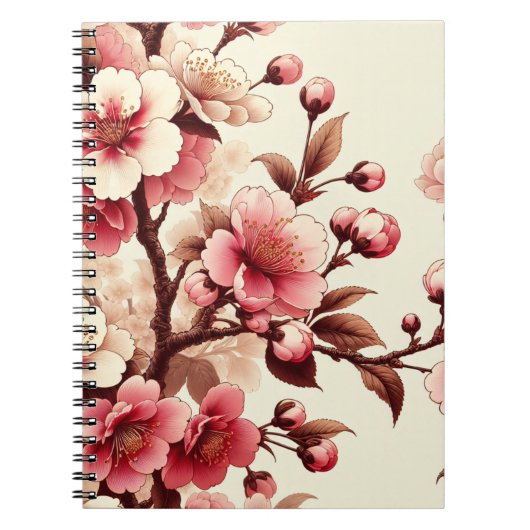 Carnet Fleur de Cerisier (Devant)