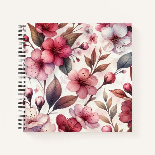 Carnet Fleur de Cerisier (Devant)