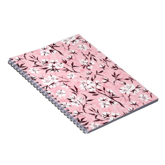 Carnet Fleur de cerisier blanc (Côté Droit)