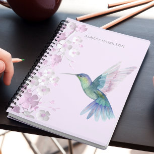 Carnet Fleur de cerisier de colibri