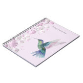 Carnet Fleur de cerisier de colibri (Côté gauche)