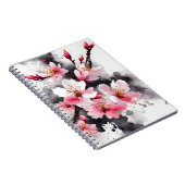 Carnet Fleur de cerisier - Fleurs à l'aquarelle (Côté Droit)