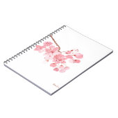 Carnet Fleur de cerisier Sakura Fleurs japonaises Asiatiq (Côté gauche)