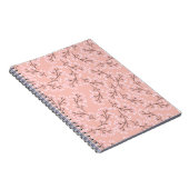 Carnet fleur de cerisier sur pêche (Côté Droit)