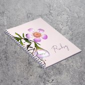 Carnet Fleur de cire délicate en fleurs