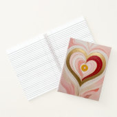Carnet Fleur de cœur concentrique (Intérieur)