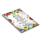 Carnet Fleur de confiance dans le Seigneur (Côté Droit)
