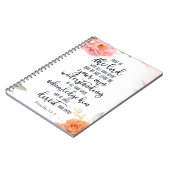 Carnet Fleur de confiance dans le Seigneur (Côté gauche)