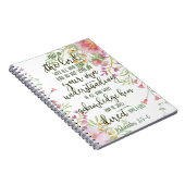 Carnet Fleur de confiance dans le Seigneur (Côté Droit)