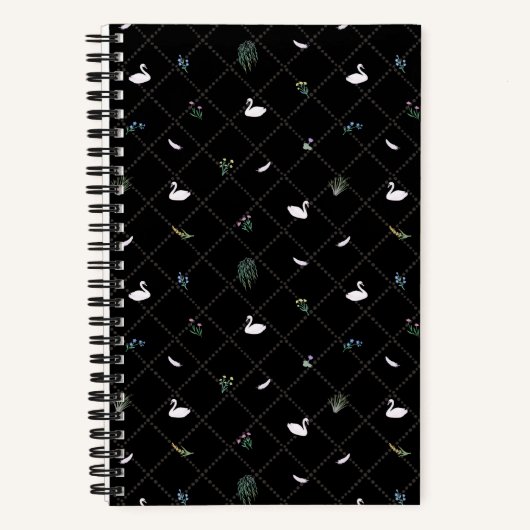 Carnet Fleur de cygne noir (Recto)