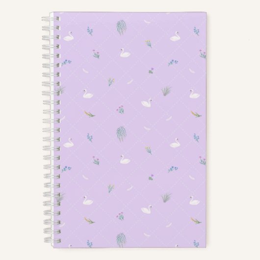 Carnet Fleur de cygne pourpre (Recto)