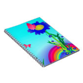 Carnet Fleur de dessin artistique (Côté Droit)