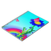 Carnet Fleur de dessin artistique (Côté gauche)