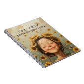 Carnet Fleur de joie (Côté Droit)