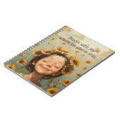 Carnet Fleur de joie (Côté gauche)