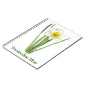 Carnet Fleur de jonquille (Côté gauche)