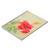 Carnet Fleur de ketmie sur l'arrière - plan modifié la (Côté gauche)