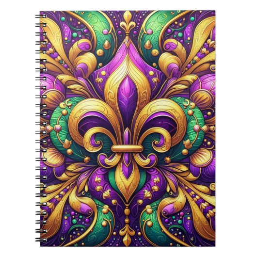 Carnet fleur de lis (Devant)