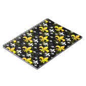 Carnet Fleur De Lis Blanc Jaune (Côté gauche)