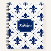 Carnet Fleur de lis Motif (Devant)