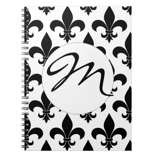 Carnet Fleur de lis Motif Classic (Devant)