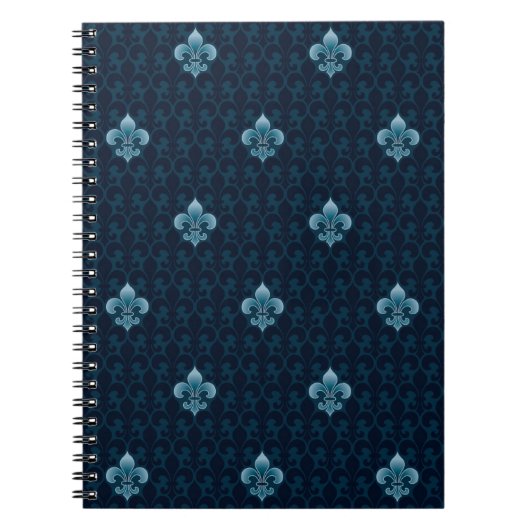 Carnet Fleur De Lis Pattern (Devant)