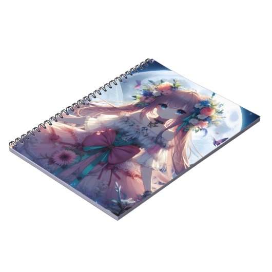 Carnet Fleur de lune d'Anime (Côté gauche)