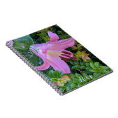 Carnet Fleur de lys rose (Côté Droit)