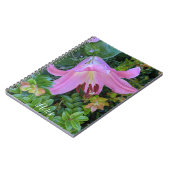 Carnet Fleur de lys rose (Côté gauche)