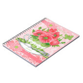 Carnet Fleur de naissance et Gem August Lace (Côté gauche)